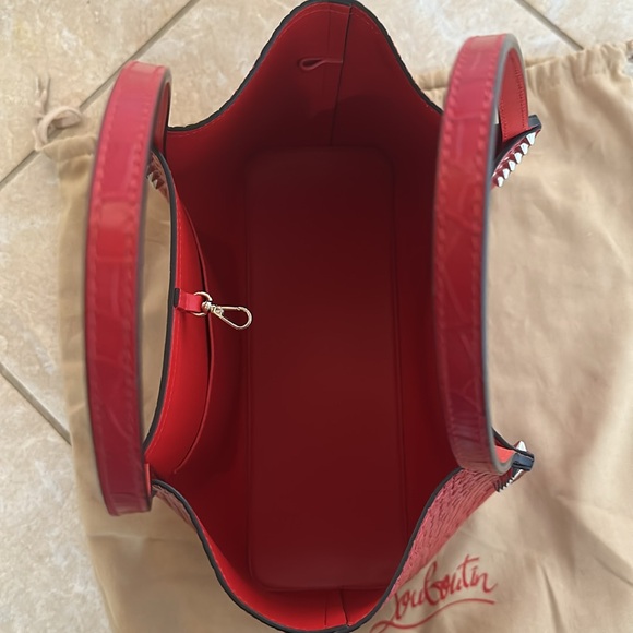 Christian Louboutin Cabarock. Color is Loubi(Red) - Picture 3 of 7
